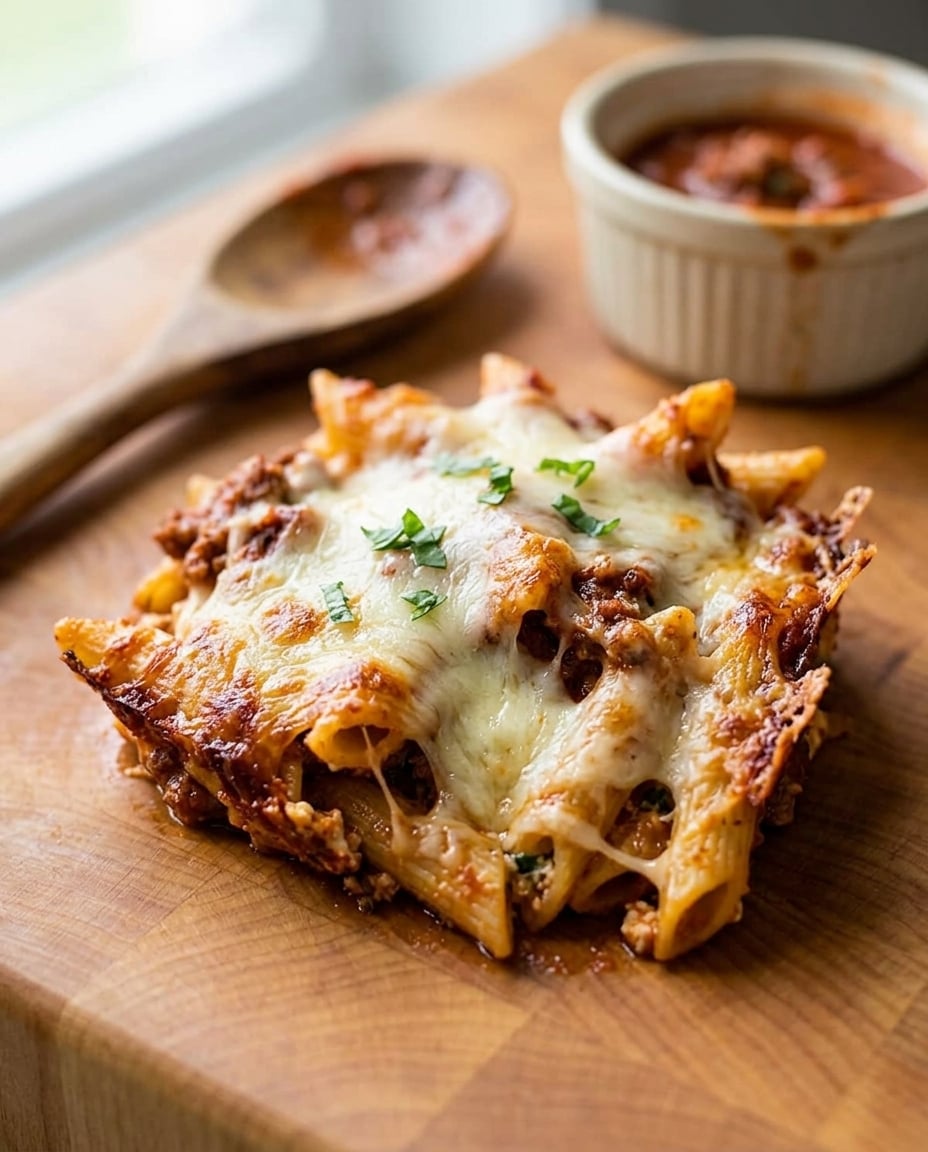 Crock Pot Baked Ziti That Actually Works ready to eat