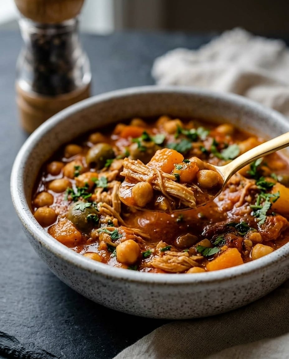 Homemade Crock Pot Moroccan Chicken Stew Recipe