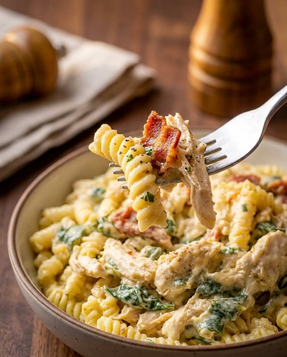 Homemade Crock Pot Ranch Chicken Pasta