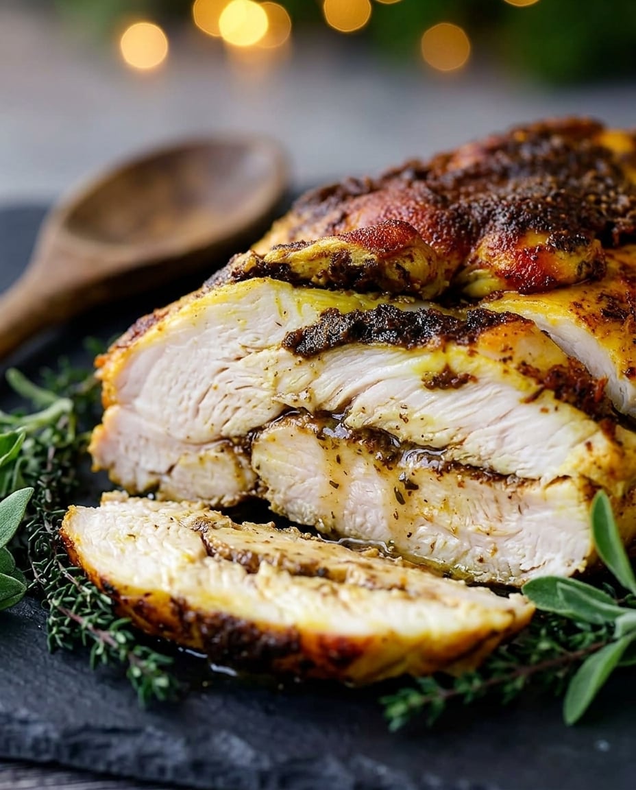 Finished Boneless Turkey Breast in Crock Pot (So Juicy!)