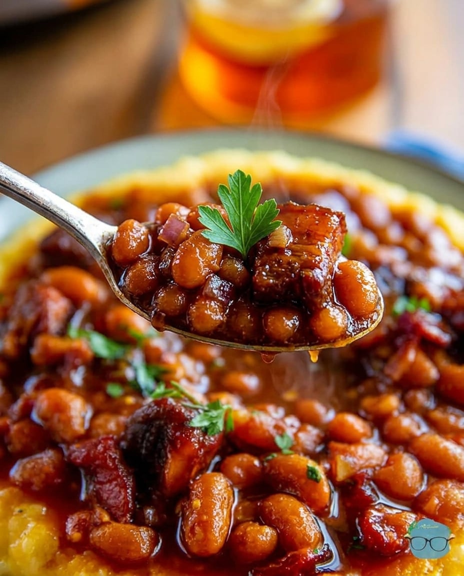 Finished Crock Pot Baked Beans That Actually Work