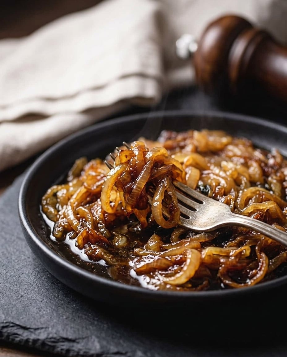 Finished Crock Pot Caramelized Onions, Hands Off
