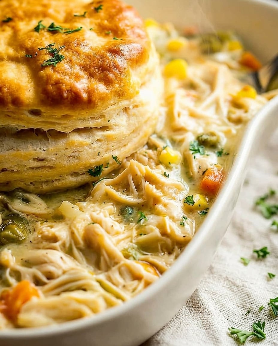 Finished Crock Pot Chicken Pot Pie: Pure Comfort