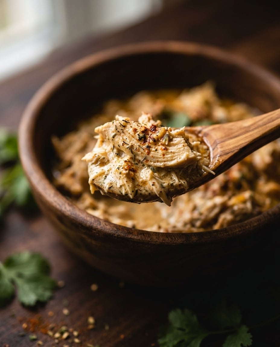 Finished Crock Pot Ranch Chicken Tacos Recipe