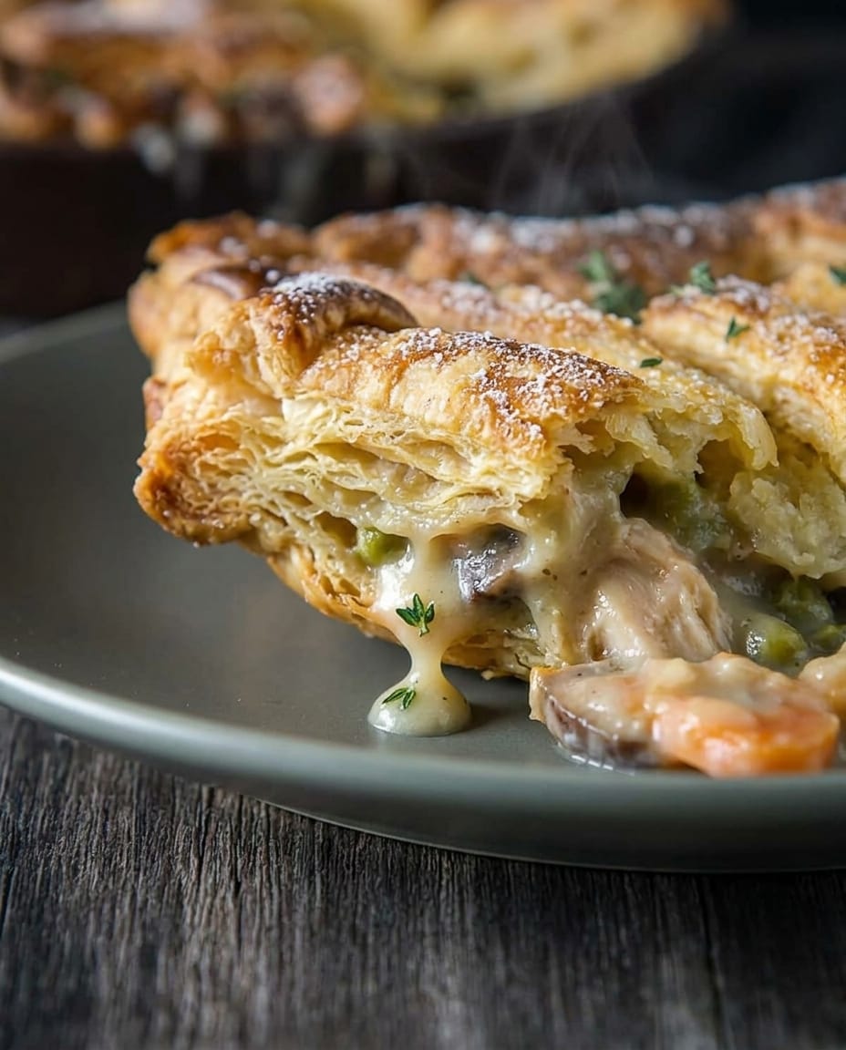 Finished Slow Cooker Vegetable Pot Pie Recipe