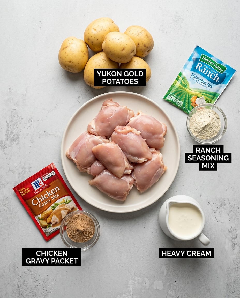 Ingredients for Chicken Stew Crock Pot That Cooks Itself