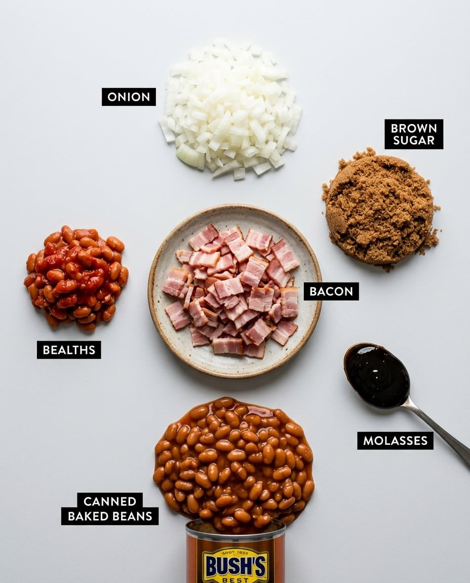 Ingredients for Crock Pot Baked Beans That Actually Work