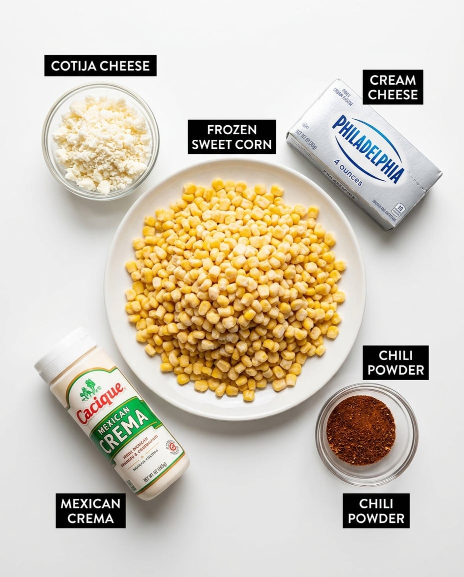 Crock Pot Mexican Street Corn Recipe ingredients
