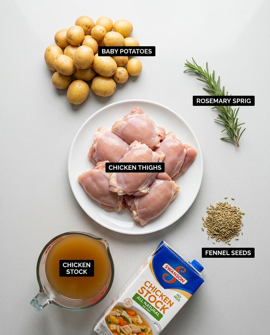 Ingredients for Crock Pot Tuscan Chicken Stew Recipe