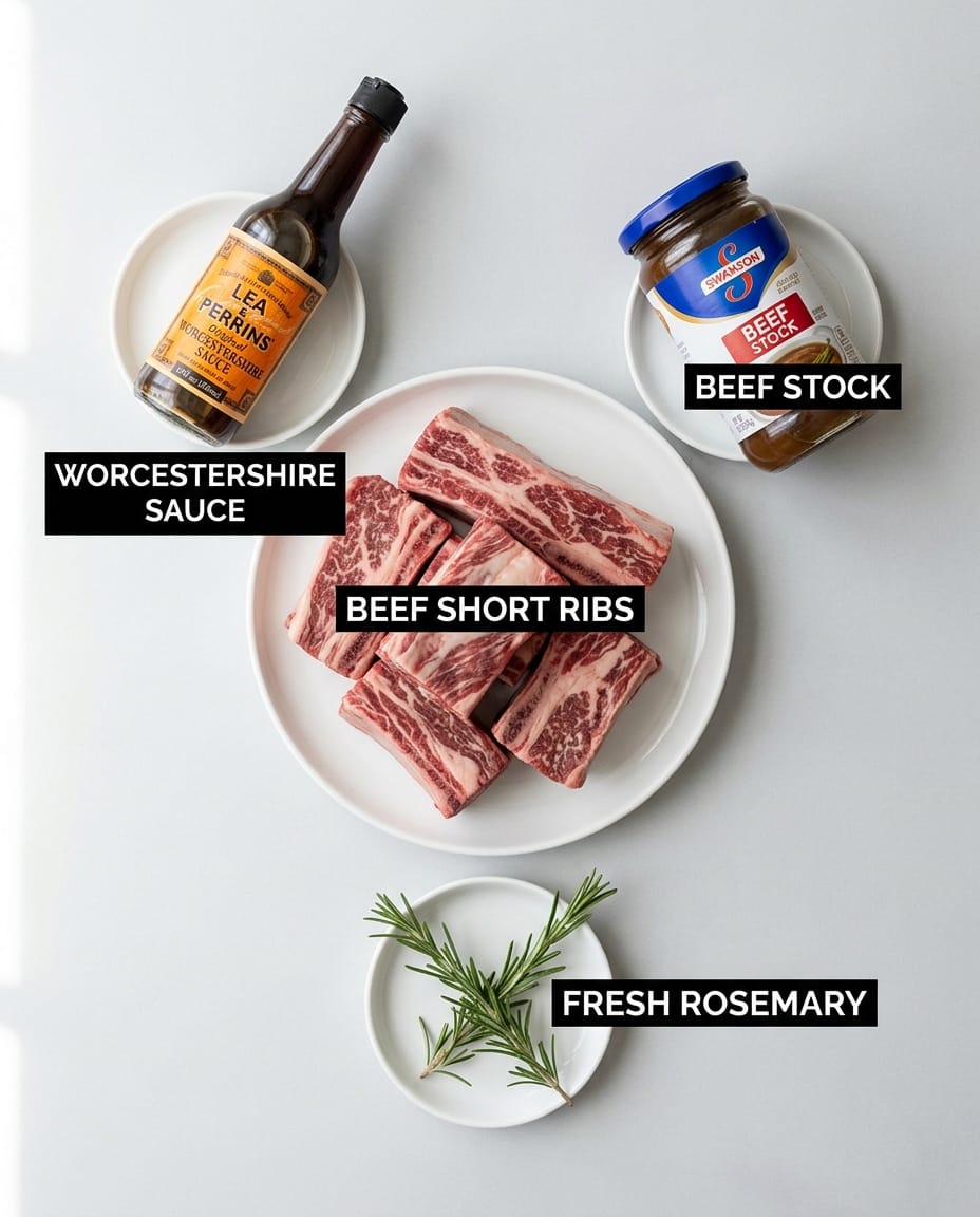 Ingredients for Short Ribs in Crock Pot: Classic Comfort