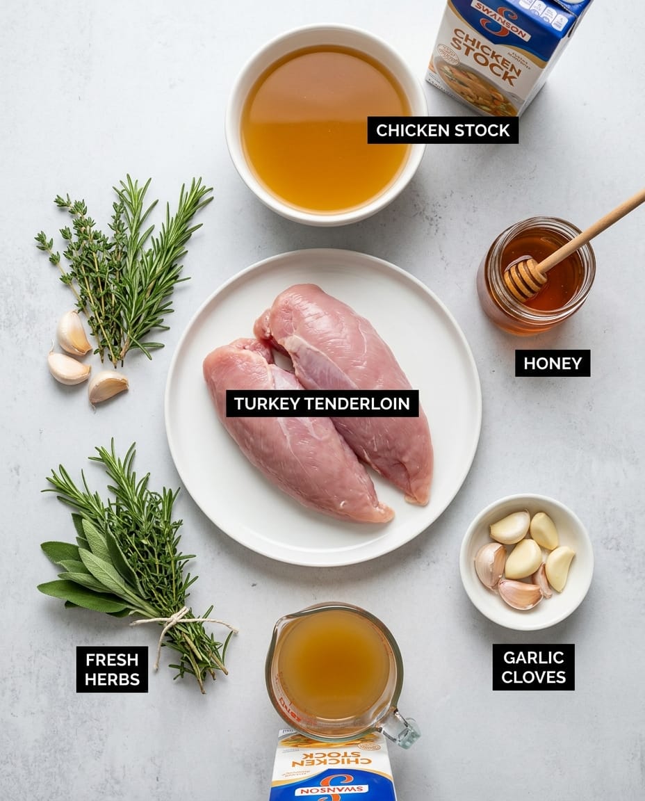 Ingredients for Turkey Tenderloin Crock Pot Recipe