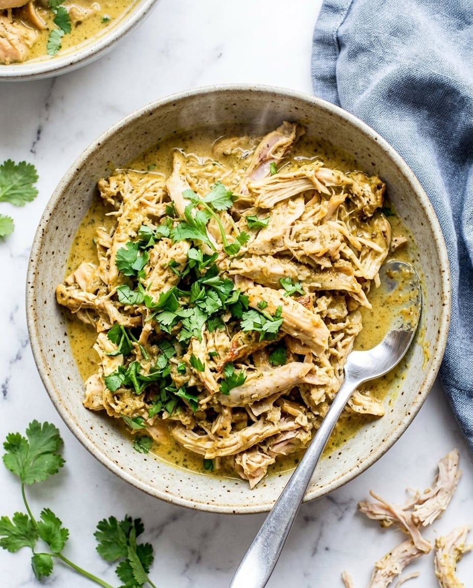 Slow Cooker Basil Chicken In Coconut Curry Sauce served over rice with fresh basil and cilantro in a bowl